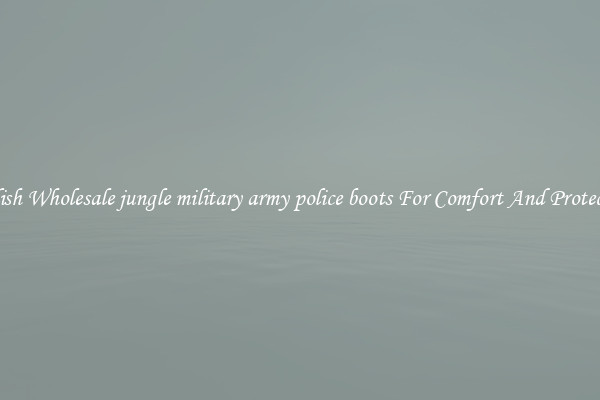 Stylish Wholesale jungle military army police boots For Comfort And Protection