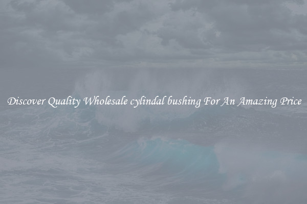 Discover Quality Wholesale cylindal bushing For An Amazing Price