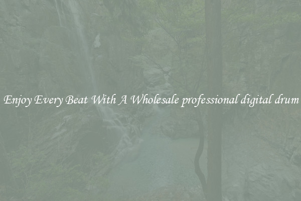 Enjoy Every Beat With A Wholesale professional digital drum