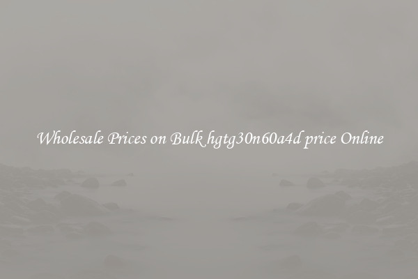 Wholesale Prices on Bulk hgtg30n60a4d price Online