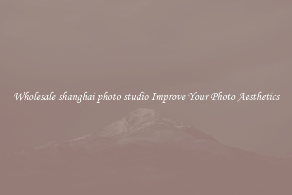 Wholesale shanghai photo studio Improve Your Photo Aesthetics