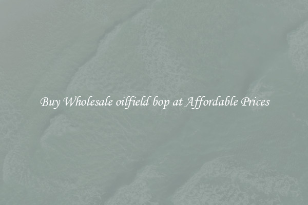 Buy Wholesale oilfield bop at Affordable Prices