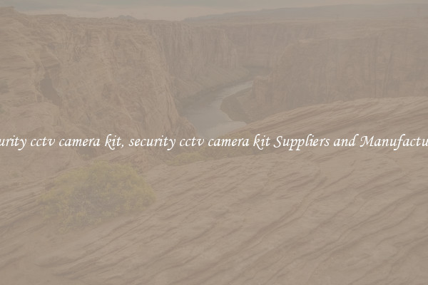 security cctv camera kit, security cctv camera kit Suppliers and Manufacturers